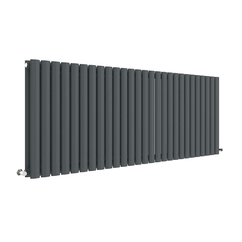Horizontal Double Panel Radiator 600 x 1572 - Anthracite -  VHEA025