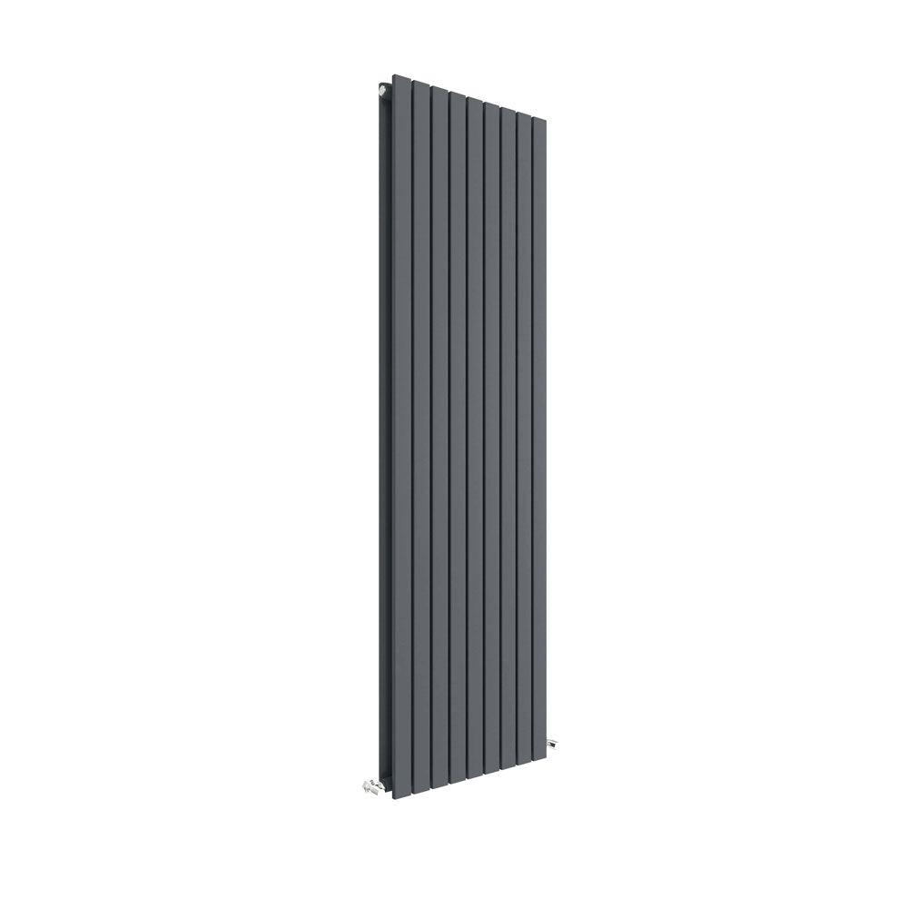 Vertical Double Panel Radiator 1800 x 528 - Anthracite - VHEA026