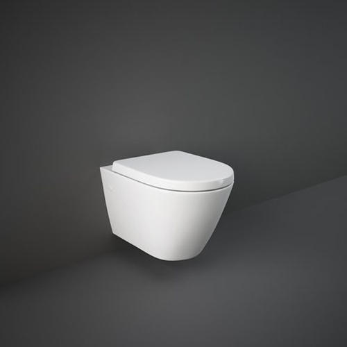 RAK Obelisk Cistern Cabinet for Wall Hung Pan in Black - 483x1003mm
