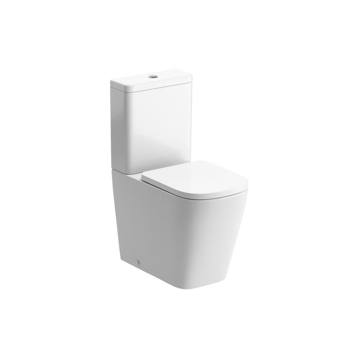 Series10 Rimless Close Coupled Fully Shrouded Comfort Height WC & Soft Close Seat