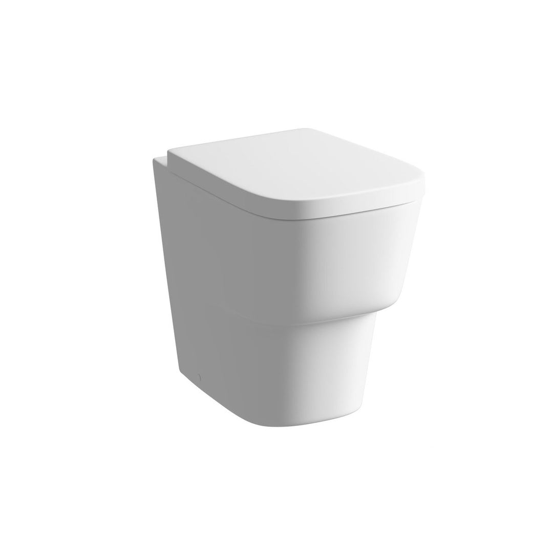 Series1 Square Soft Close Toilet Seat - White