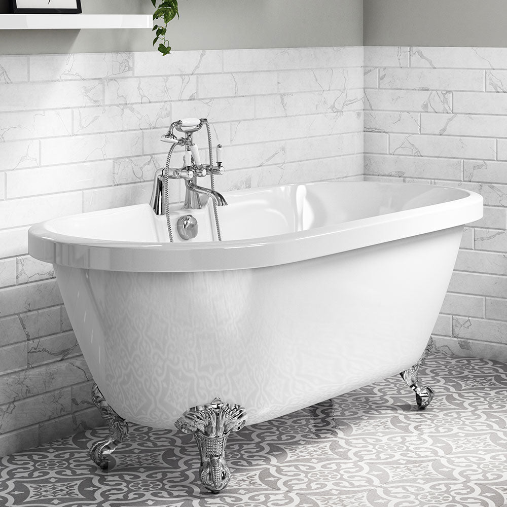 Freestanding Traditional Double Ended Bath 1695mm - Richmond by Voda Design
