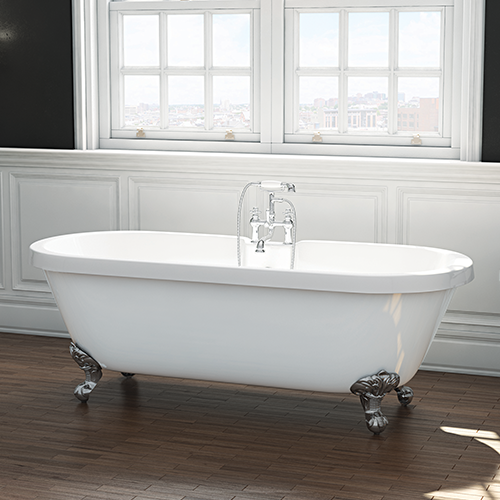 Freestanding Traditional Double Ended Bath 1795mm - Richmond By Voda Design