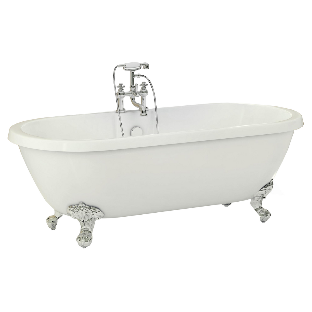 Freestanding Traditional Double Ended Bath 1795mm - Richmond By Voda Design