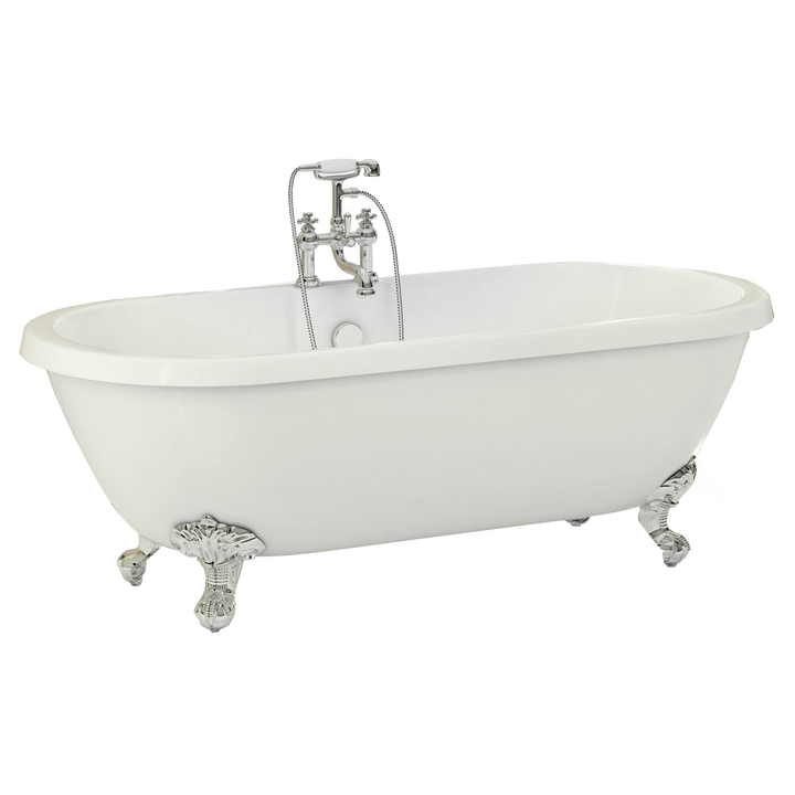 Freestanding Traditional Double Ended Bath 1795mm - Richmond By Voda Design