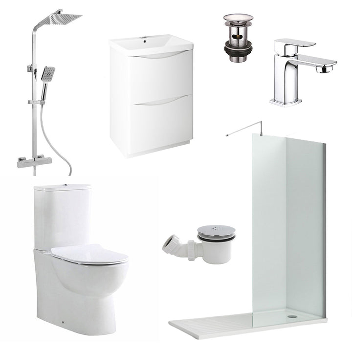 Shower Complete Suite Pack - Chrome - VODASUITE17