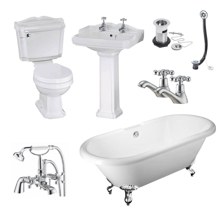 Legend Roll Top Freestanding Bath Suite - VODASUITE24