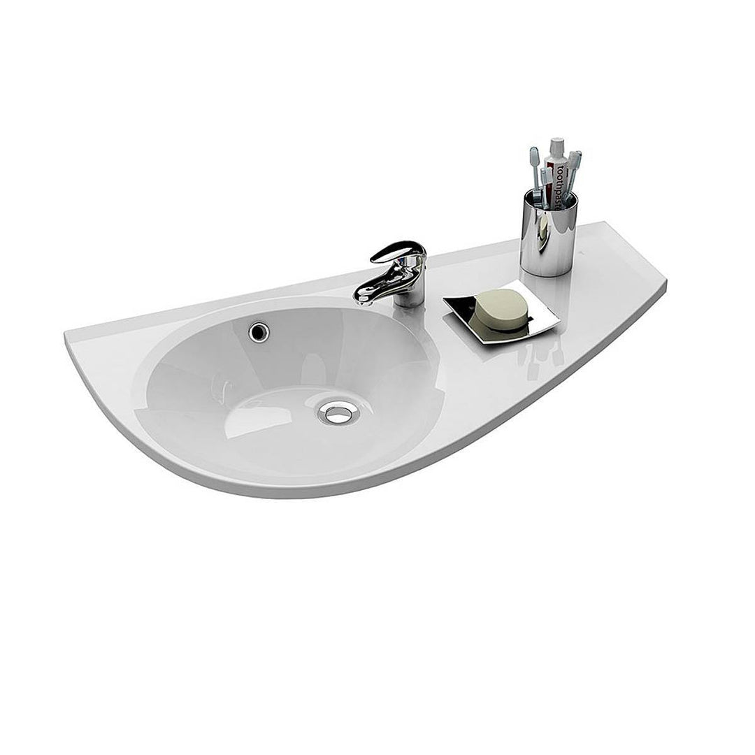 Ravak Avocado Wall Hung Basin - Right Hand  (1149)