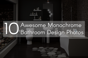10 Awesome Black And White Bathroom Designs