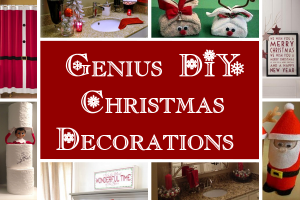 Genius DIY Christmas Decorations For Your Bathroom