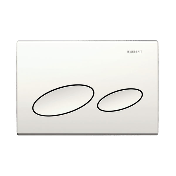 Geberit Kappa20 Dual Flush Plate White 115.228.11.1