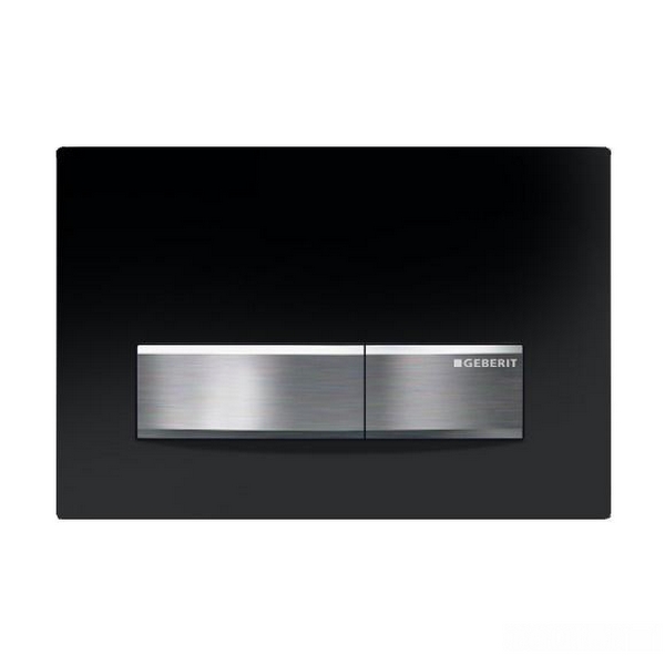Geberit Sigma50 Jet Black Plastic Dual Flush Plate 115.788.DW.5