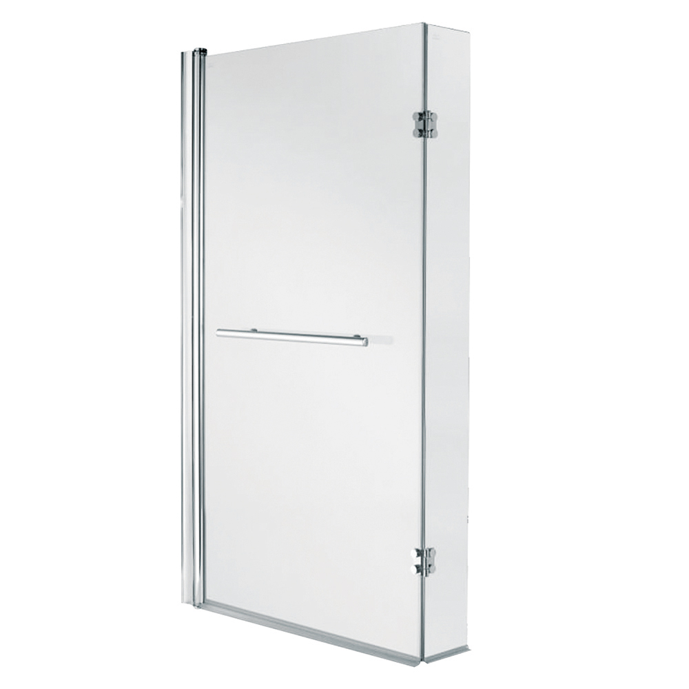 L Shape Bathscreen Inc Towel Bar