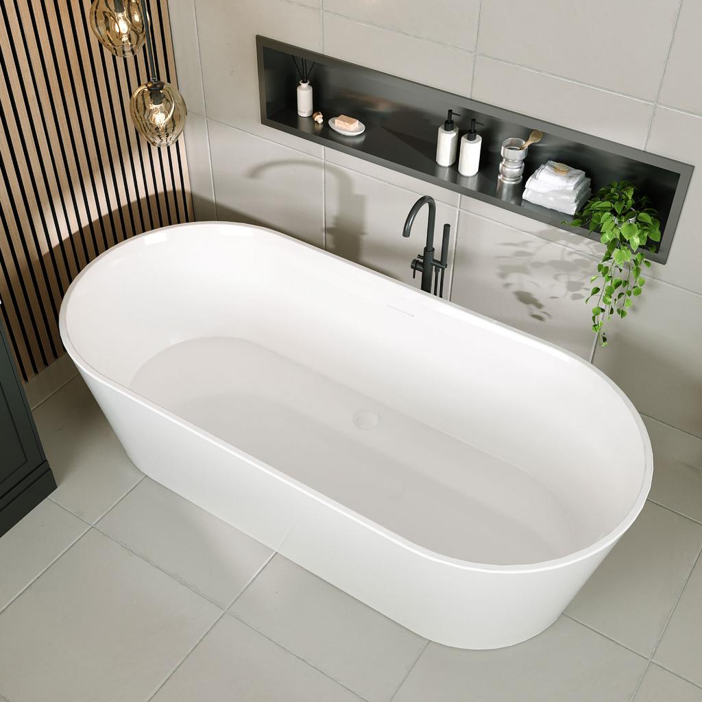 Harwood Freestanding Bath 1590 x 740- HAR1590