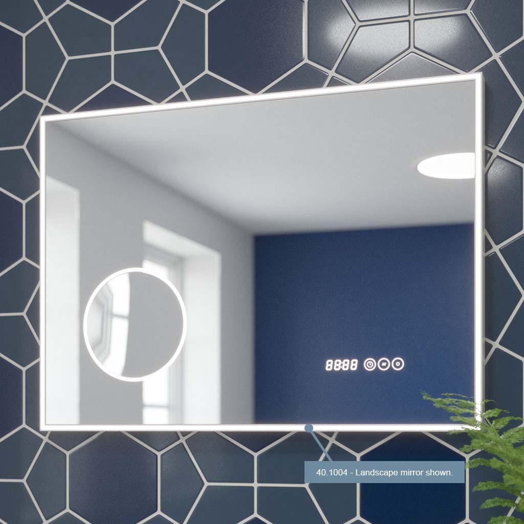 Fabriano 700 x 500mm LED Portrait Mirror- 40.1005