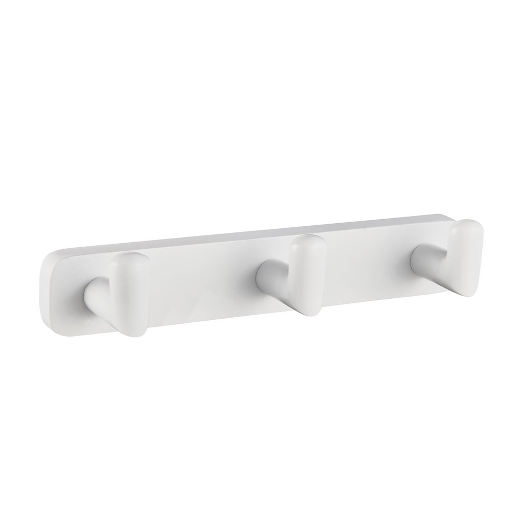 Asti Triple robe Hook Matt white- 52.478
