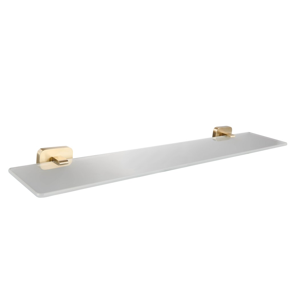 Asti Glass Shelf Brushed Brass- 52.453