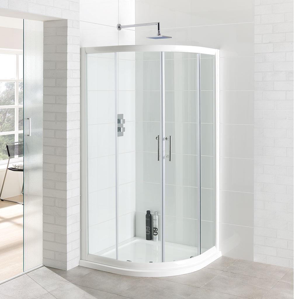 Vantage easy clean quadrant 800mm- 69.0022