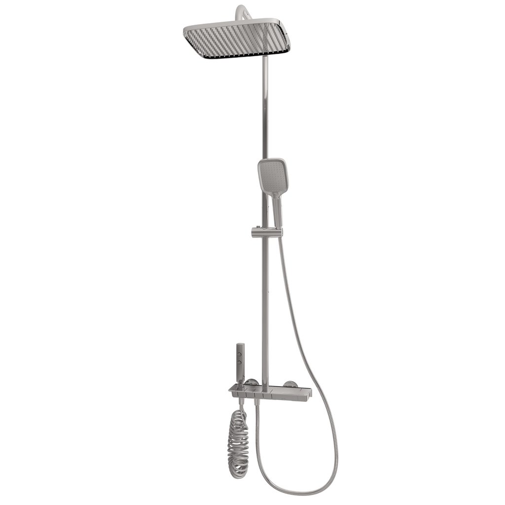 Exposed Thermostatic Shelf Shower set- 71.0001