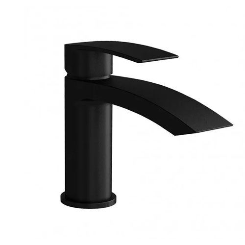 Portobello Mini Mono Basin Mixer - Matt Black