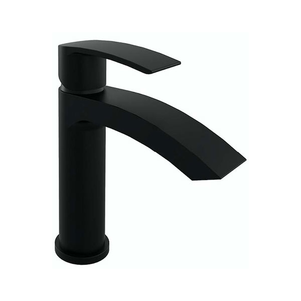 Portobello Mono Basin Mixer - Black inc waste