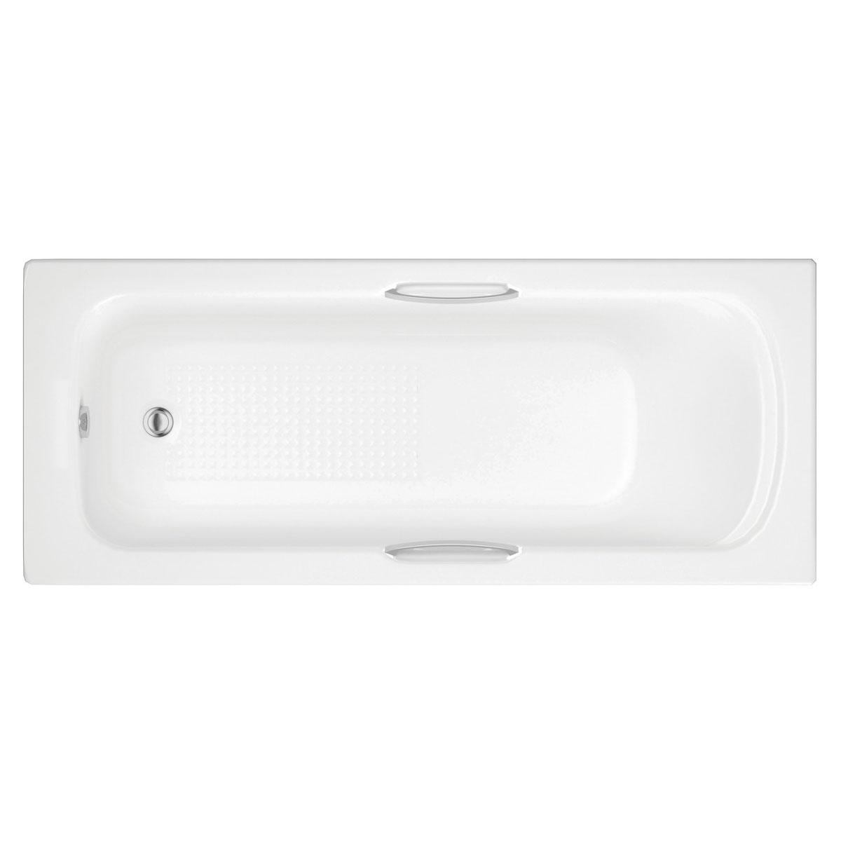 Jackson Single End Twin Grip Textured Base 8mm 1700x700x510mm 2TH Bath