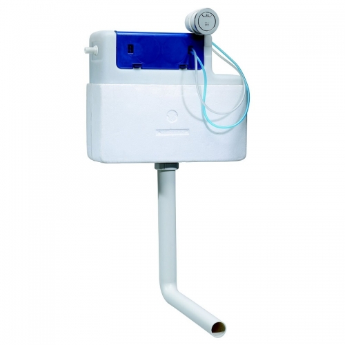 321 Dual Flush Concealed Toilet Cistern - Bathrooms at Bathshop321 White