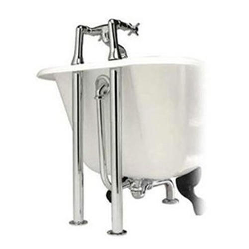 Buy Roll Top Freestanding Bath Waste Pack Chrome