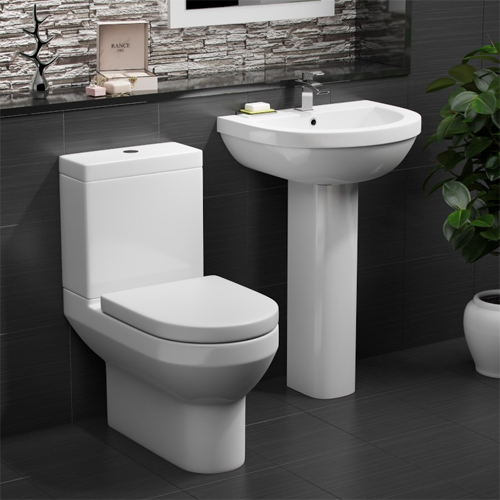 Buy Alpha Modern Toilet and Basin Set from Bathshop321