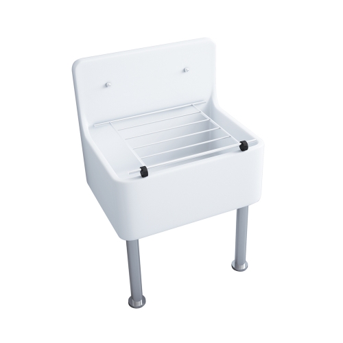 RAK Fireclay Cleaner Sink 520 x 390mm White