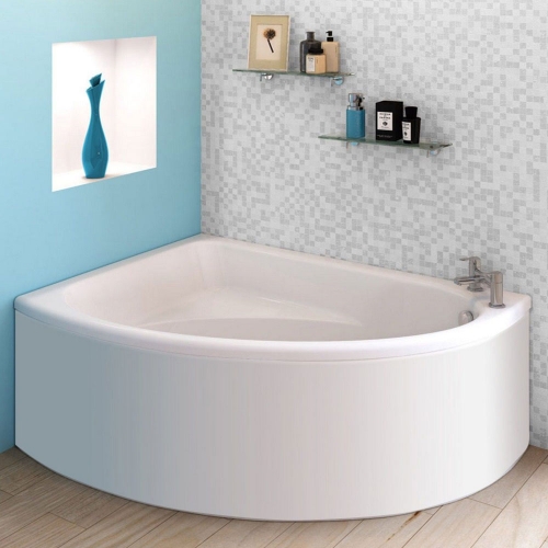 1000 Offset Corner Bath, Corner Baths For Small Bathrooms