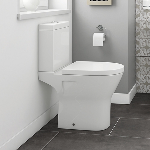 Close Coupled WC Toilet Unit Bathshop321