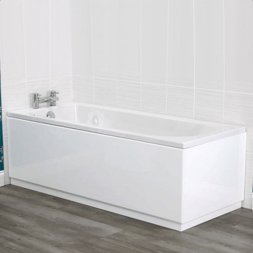 Jensen Edwards Luxury Wood 1700 Front Bath Panel 1700mm Front Panel White