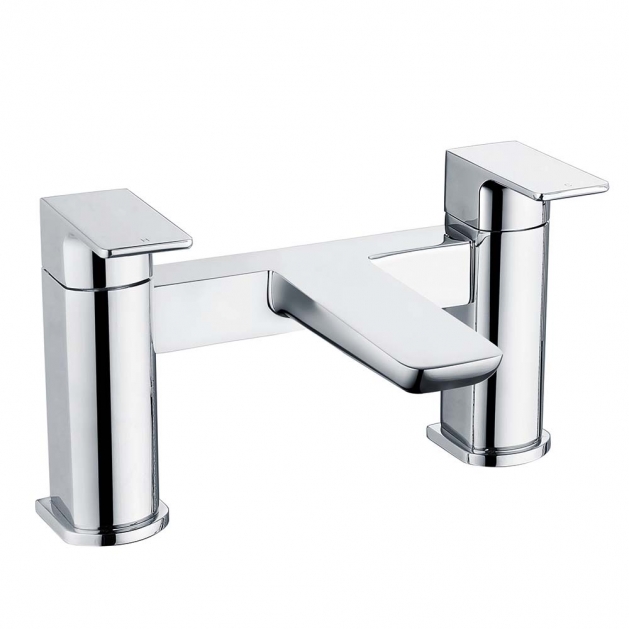 Basin & Bath Tap Set Chrome Lever By Voda Design