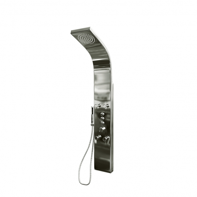 Synergy Eiffel Wall Mounted Tower Shower Chrome