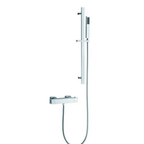 VM07 Square Thermostatic Exposed Bar Valve Shower