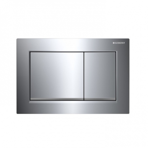 Geberit Omega30 Dual Flush Plate Polished Chrome 115.080.KH.1