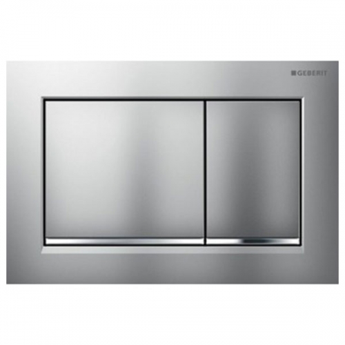 Geberit Omega30 Dual Flush Plate Matt Chrome 115.080.KN.1