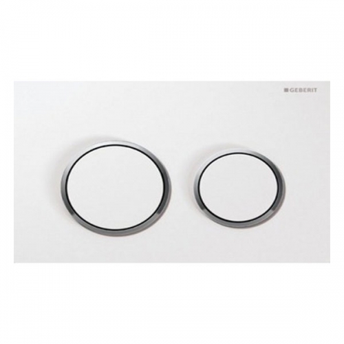 Geberit Omega20 Dual Flush Plate White 115.085.KJ.1