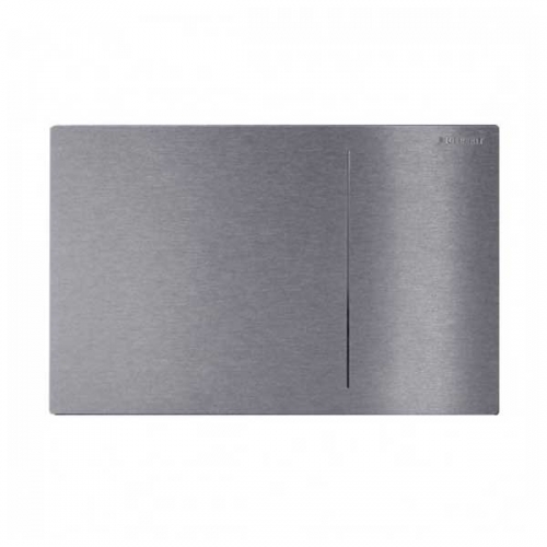Geberit Omega 70 Dual Flush Plate for Furniture Sets Brushed Stainless Steel 115.089.FW.1