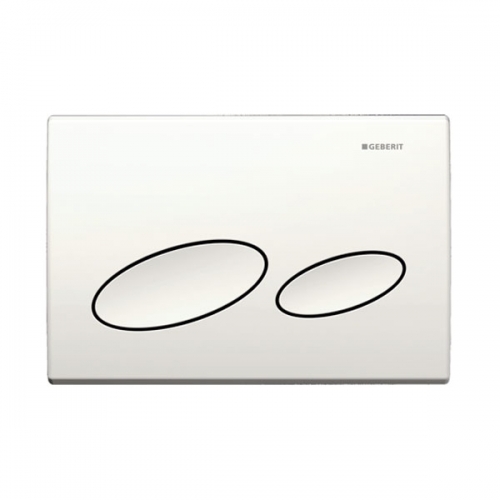 Geberit Kappa20 Dual Flush Plate White 115.228.11.1