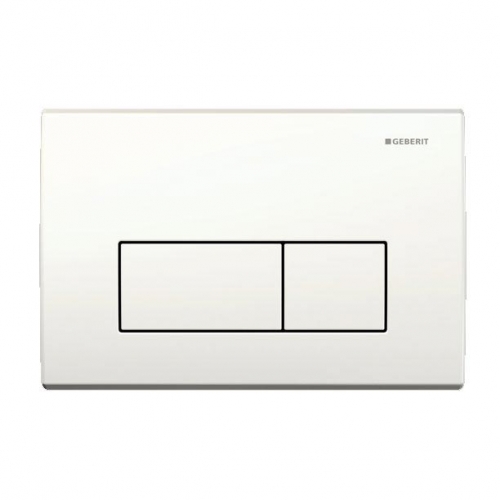 Geberit Kappa50 Dual Flush Plate White 115.260.11.1