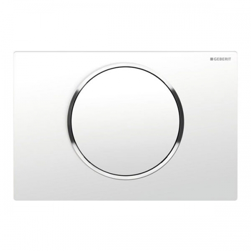 Geberit Sigma 10 Single Flush Plate White Gloss 115.758.KJ.5