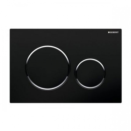 Geberit Sigma20 Dual Flush Plate Black 115.882.KM.1