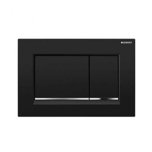 Geberit Sigma30 Dual Flush Plate Gloss Black Chrome 115.883.KM.1