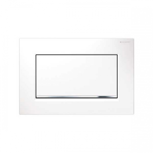 Geberit Sigma30 Single Flush Plate White Gloss 115.893.KJ.1