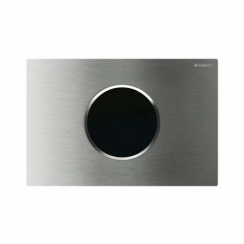 Geberit Sigma10 Mains Operated Touchless Flush Plate Brushed Steel 115.907.SN.1