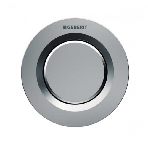 Geberit Type 01 Single Flush Plate Button for 120mm - 150mm Concealed Cistern Gloss Chrome 116.040.21.1