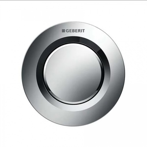 Geberit Type 01 Single Flush Plate Button Gloss Chrome 116.041.21.1