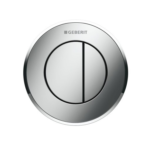 Geberit Dual Flush Button Type 10 12/15cm Gloss Chrome 116.055.KH.1